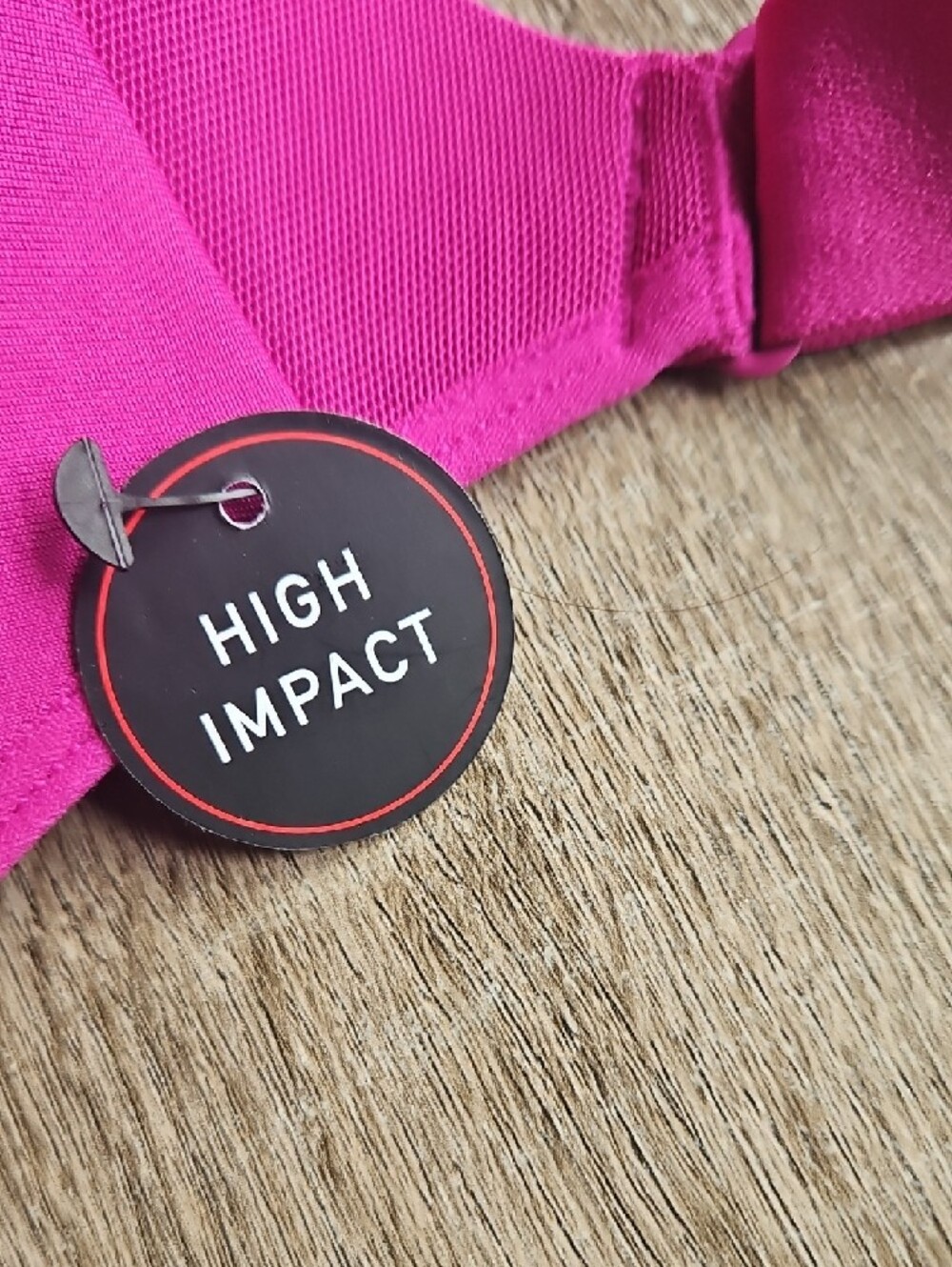 Spyder High Impact Fuschia Racerback Sports Bra (NWT) - Picture 3 of 9